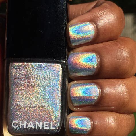 chanel nail polish exquisite pink|chanel holographic nail polish.